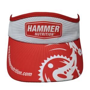 Hammer Nutrition Sun Visor Hat Multicolor One Size Adjustable Outdoor Headshots